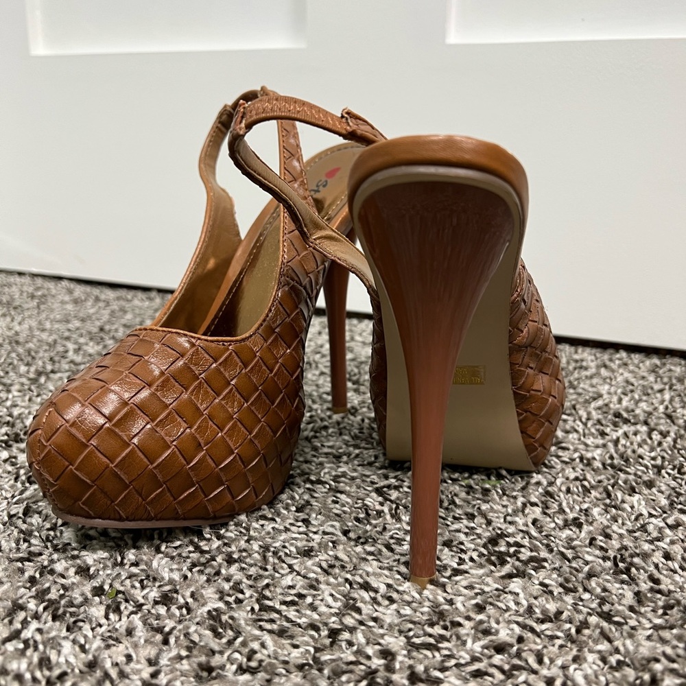 Slingback Platform Heels